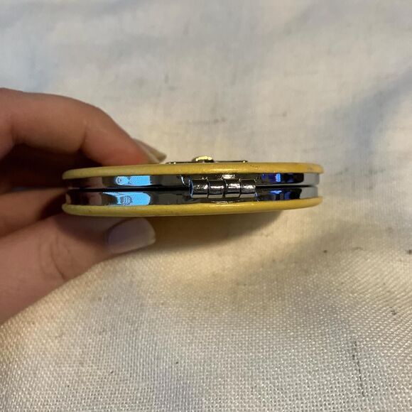 Yellow & Gold Bee Happy Mini Foldable Mirror - Picture 2 of 6